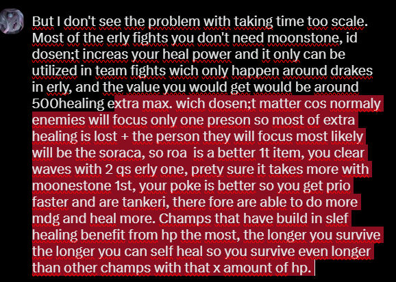 F6theV's tweet photo. @Kasperisherev1 @CoachlessGG Here is my response, and also a time line of my items of a game I played yesterday, obvuisly it would be different in higher elo but I played vs emeralds cos it was a flex, but you still would be able to get roa around min 11 12, meaning you should have the full stacks at min 22 https://t.co/e6I3fwxxeN