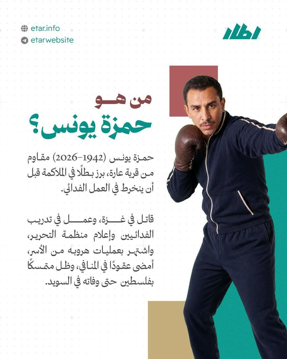 Etarwebsite's tweet photo. حمزة يونس: سيرة تيه قسري https://t.co/zbpPutIAfr