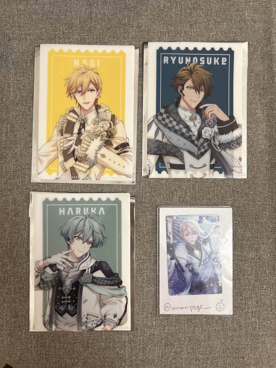 mnmnptgr___'s tweet photo. 【交換】アイナナ アイドリッシュセブン VISIBLIVE TOUR "4WARD JOURNEY" 4J ナナスト 特典 クリアファイル

譲）ナギ、龍之介、悠

求）巳波

▶︎新宿13時or19時頃お手渡し、または
　4J幕張全日お手渡し

検索からでもお気軽にお声がけください🙇🏻 https://t.co/6HWudB6u2I