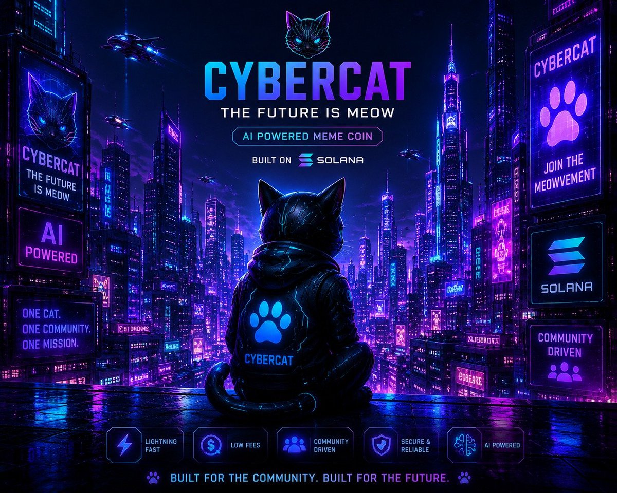 Cybercatcoins's tweet photo. Something is awakening in the Solana ecosystem...

Stay tuned.

#CYBERCAT https://t.co/s7egqnjb5J