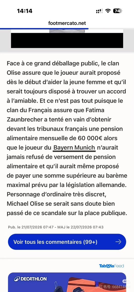 astridvivienne's tweet photo. @boragirlshit @michaelolisepop But Foot Mercato wouldn’t just make up a report saying they contacted Olise’s camp and received a response from them. His side did not deny being the father; they only stated that the disagreement was about the child support issue. https://t.co/9SedezcRFD
