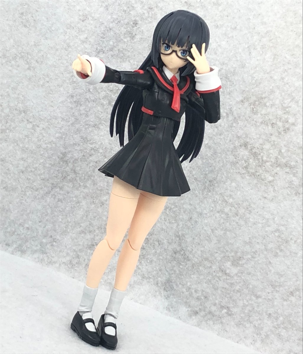 afraid_rider's tweet photo. 【モトイ・チヨ】

「そこ、図書室では静かにしてください」

サンマル学園図書委員長。
厳しいと思われていることを気にしている。

#二大フェチ30MS総選挙 
#クール派 https://t.co/fWKtt2nq2A