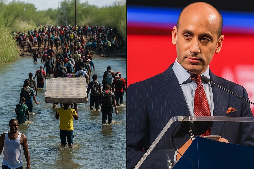 BaseAmerickX's tweet photo. 🚨BREAKING: Stephen Miller, a senior Trump Advisor,  is trying to exclude illegal aliens from the U.S. census, which removes  House seats from  Blue states like California, New York etc.

Do you support excluding illegals from the U.S. census?

A. Hell Yes
B. No https://t.co/MCNrfB1WKg
