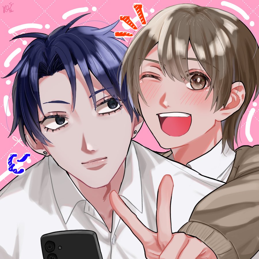 ctrocpg_tmg's tweet photo. 一次創作ブロマンスの絵です https://t.co/vzYNoOoq0F