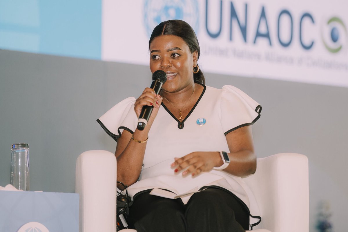 tynoegee's tweet photo. Women's participation in peacebuilding must move from being exceptional to expected.

Honoured to speak at the @UNAOC Alliance for Peace Summit on strengthening women's leadership in mediation and peacebuilding. Sustainable peace requires structural change—not symbolic inclusion. https://t.co/JAEe2pAi5F