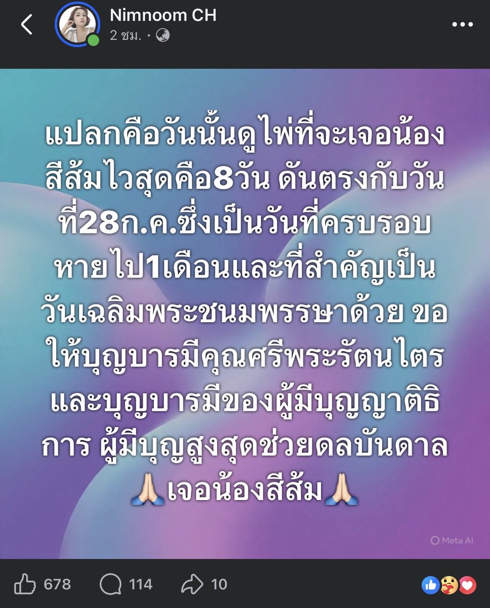 Supkdaob's tweet photo. อัพเดตภารกิจตามหาน้องสีส้ม #แมวหายบนรถไฟ ยังไม่พบน้องค่ะ แต่ไม่มีใครหยุดค้นหา
ยังคงตามหาต่อไป ความหวังเรายังไม่หมด และหวังว่าจะเจอน้องโดยเร็วนี้ หากมีเบาะแสเกี่ยวกับน้องสีส้ม🙏โปรดรีบแจ้งทีมค้นหาทันที ทุกข้อมูลที่ได้มาอาจเป็นกุญแจสำคัญที่พาน้องกลับบ้าน #สีส้ม รอกลับบ้านอยู่ค่ะ🥹
📌หากพบเห็นน้องแมวสีส้มพิการเพศเมีย หรือมีข้อมูลที่เป็นประโยชน์ โปรดติดต่อทีมค้นหาทันที
-พี่ปุ๋ม 096-865-9895
-พ่อเพชร 084-106-3940
ขอบคุณค่ะ🙏

Cr.Jaojomblackcat / Nimnoom CH