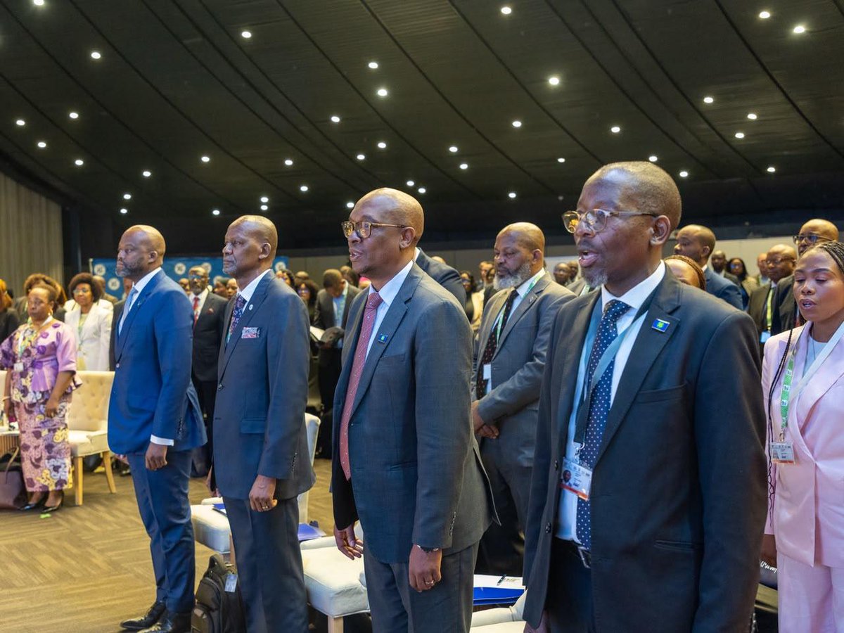 AfCFTA's tweet photo. Industrialisation is how Africa unlocks the full potential of the #AfCFTA.

Speaking at the 9th #SADCIndustrialisationWeek in Durban, H.E. @MeneWamkele  emphasised that market access alone is not enough. 

Africa's competitiveness will be driven by investment, productive capacity, infrastructure and regional value chains that turn the One African Market into quality jobs, value addition and long-term growth.

#AfCFTA #CreatingOneAfricanMarket #SADCIndustrialisationWeek