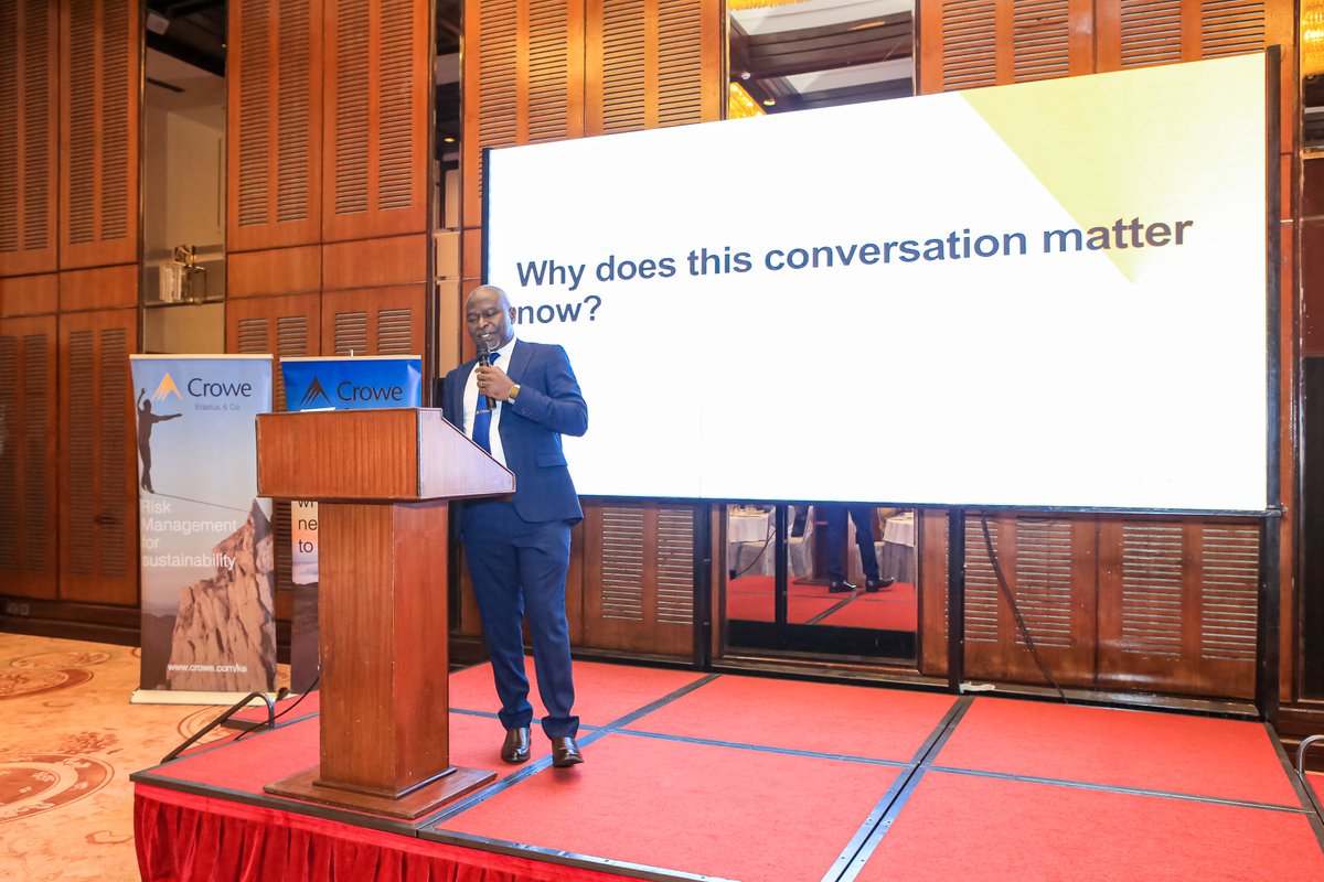 Crowe_Erastus's tweet photo. Does your organization take AI seriously?Profound insights from CPA Francis Ugango,Partner,Crowe Erastus, at recent Post Budget Briefing Conference.The question is no longer "should we use AI" but "how do we use it safely, ethically and effectively".#SmartDecisions #LastingValue https://t.co/PhSjVsh0X7