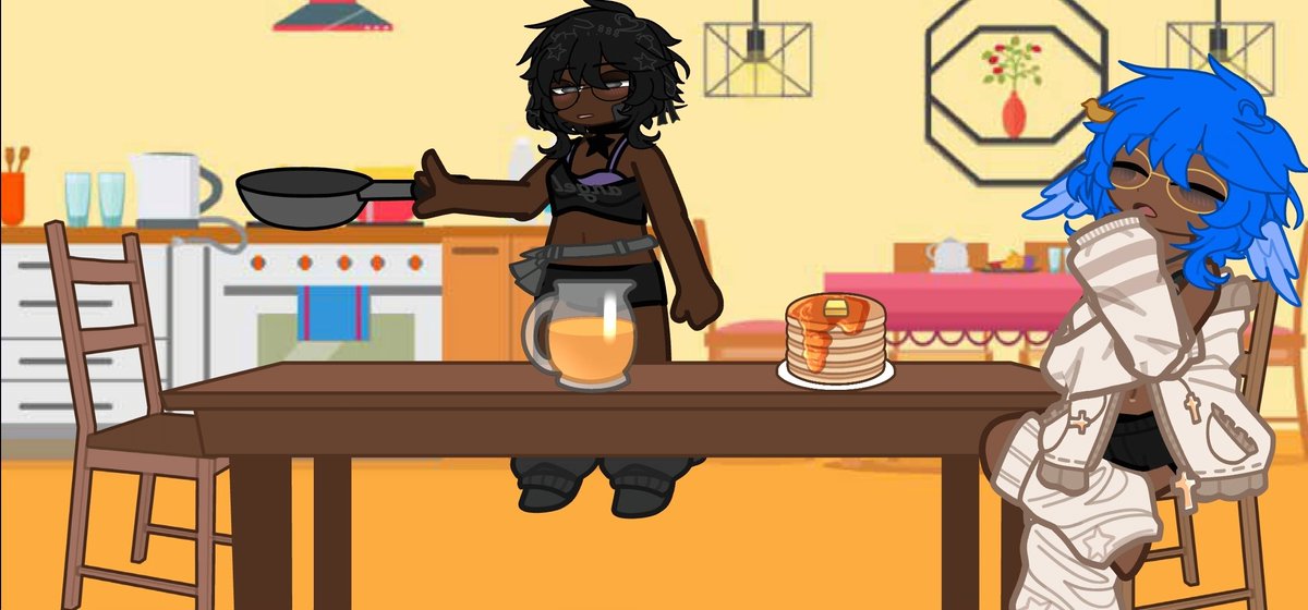 Velvet_babez's tweet photo. 🍰(Gmmm, everyone!)🍰
P.O.V: Making breakfast!😋
⊹₊˚‧︵‿₊୨ᰔ୧₊‿︵‧˚₊⊹
Maku( v1 ): ..Morning...(to you)
Maku( v2 ): *yawn..* https://t.co/bpGczxhGLN