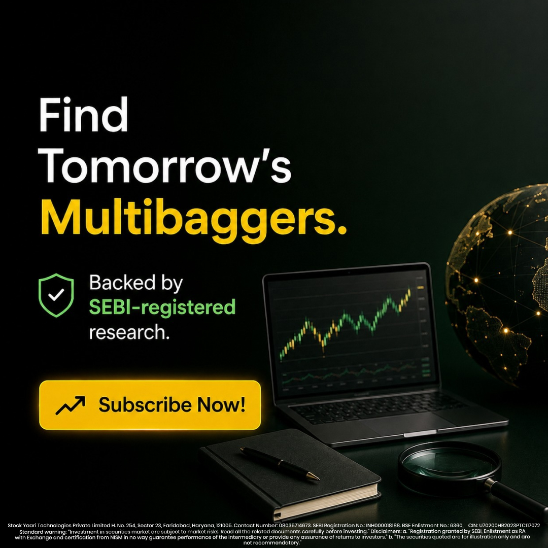 stockyaari's tweet photo. Har multibagger kabhi unknown tha📈

Jo log aaj wealthy hain — unhone woh stocks tab buy kiye jab koi baat nahi karta tha.

𝗥𝗲𝘀𝗲𝗮𝗿𝗰𝗵 𝗻𝗲 𝗽𝗲𝗵𝗹𝗲 𝗱𝗵𝘂𝗻𝗱𝗵𝗮🔍

𝗙𝗶𝗻𝗱 𝗧𝗼𝗺𝗼𝗿𝗿𝗼𝘄'𝘀 𝗠𝘂𝗹𝘁𝗶𝗯𝗮𝗴𝗴𝗲𝗿𝘀
SEBI Registered Research.
𝗦𝘂𝗯𝘀𝗰𝗿𝗶𝗯𝗲 𝗡𝗼𝘄 https://t.co/6ToVrt9zNB
