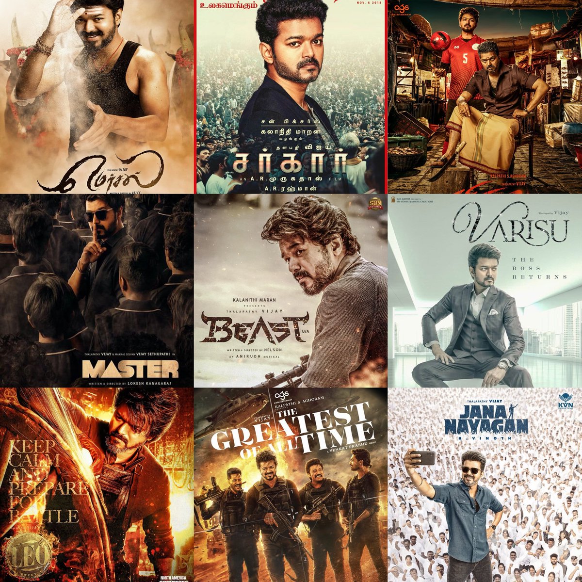 CricCrazyJohns's tweet photo. STARDOM OF THALAPATHY VIJAY - 9 Moves crossed 200+ crores.

- The ruler of Box Office. 🫡 https://t.co/v6LRb6hPDU