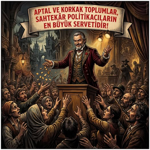TOPRAK_2_'s tweet photo. Aptal ve korkak toplumlar, sahtekâr politikacıların en büyük servetidir! / NeySe
#NeySe #Aptal #Korkak #Sahtekar #Politika https://t.co/uhGM3CW6fS