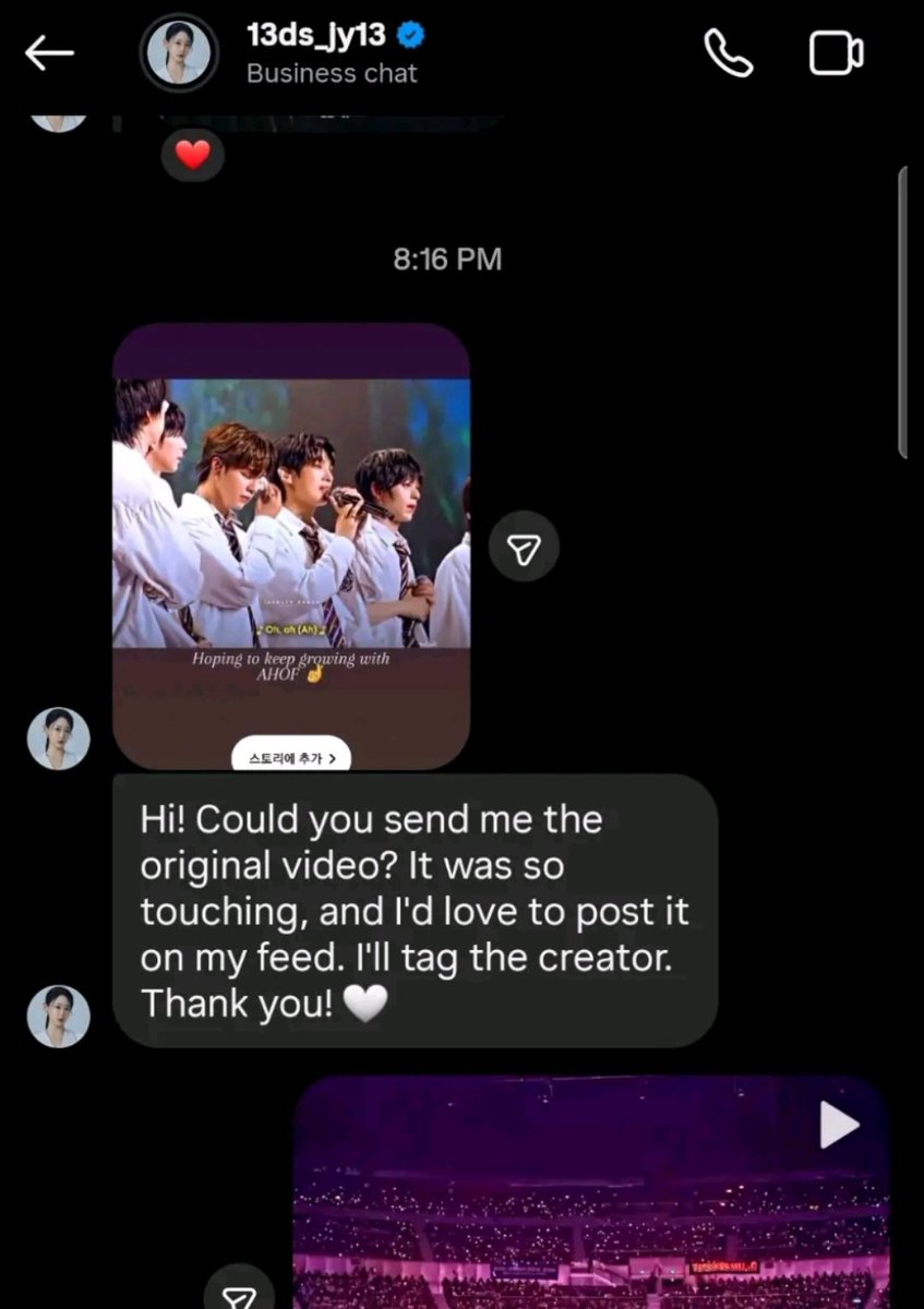 jacklyndanca's tweet photo. OMFGG the ceo's wife just followed me on my editing ig😭😭 a foha @irpyona posted my edit on his story and asked for the vid~ this is the closest chance that AHOF might see atleast one of my edits im crying😭 https://t.co/uhlQEvIrZM