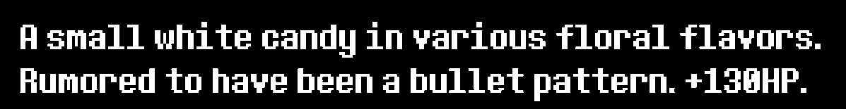 dailytobytrivia's tweet photo. The Flavigne item from Chapter 5 is a clear reference to Flowey's Friendliness Pellets from Undertale. https://t.co/LcCCIxszRk