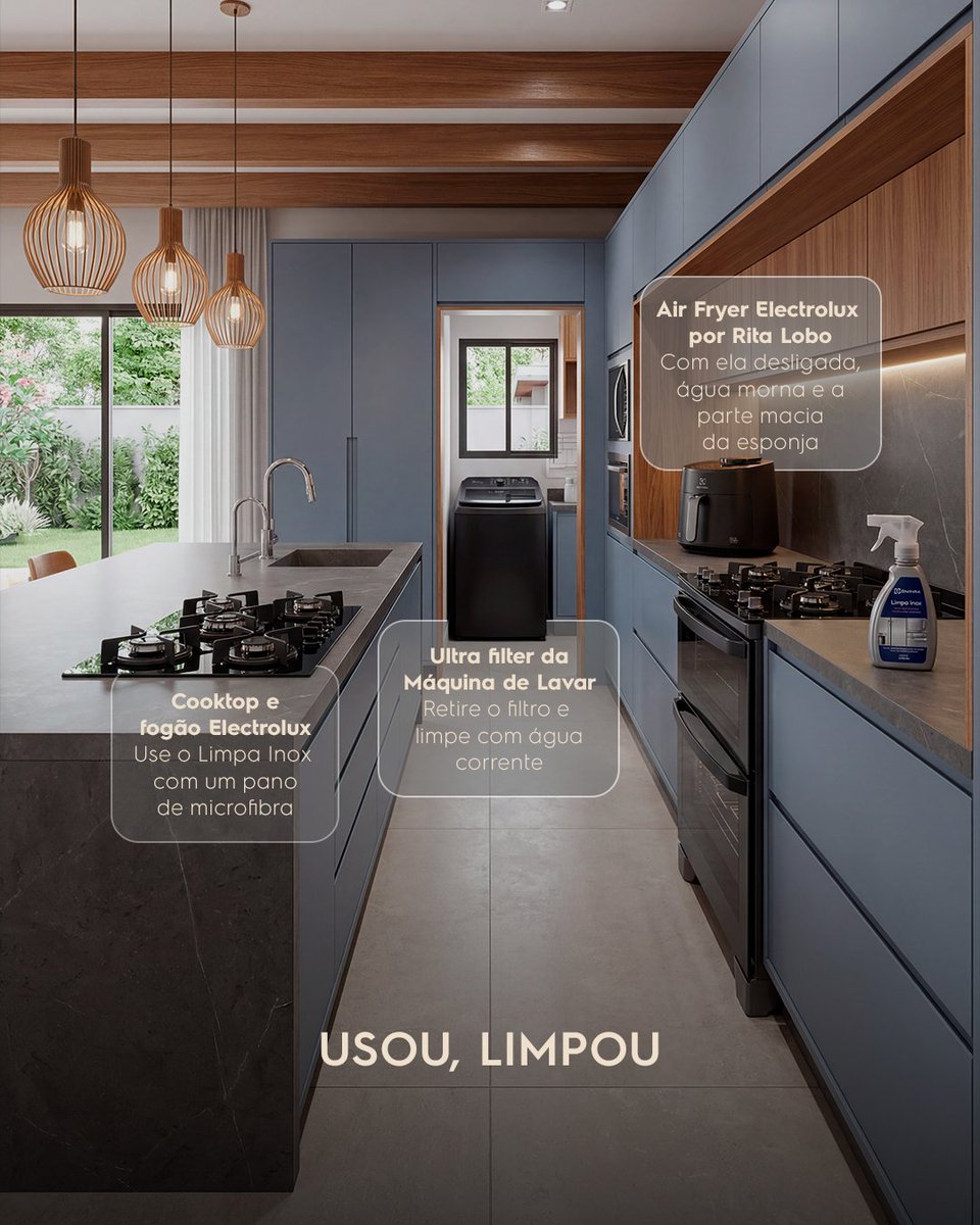 ElectroluxBr's tweet photo. Como você organiza a limpeza na #SuaCasaBemVivida? 🫧 Toda casa precisa de uma rotina de cuidados. E com os nossos 100 anos de Brasil, a gente também tem algumas dicas para te ajudar. 

E para completar o cuidado, cadastre seus produtos no Electrolux Cuida, pelo link da bio. https://t.co/k9zBwX8oLZ