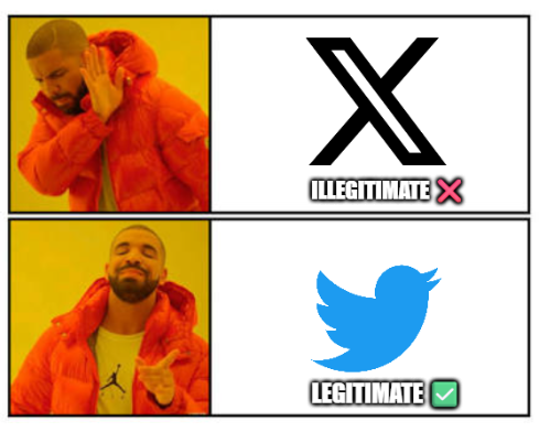 P3DDrawReact's tweet photo. @Guffawvds No matter how the X logo, the X icons and the name X is still official, we can agree that this was a disaster for the original founders of Twitter. https://t.co/wW0qT5BDst