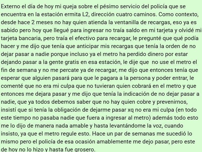 LettyZavala's tweet photo. @MetroCDMX @AdrianRubalcava @telediario @AztecaNoticias @Noticiastvf https://t.co/1zsxo6NUJN