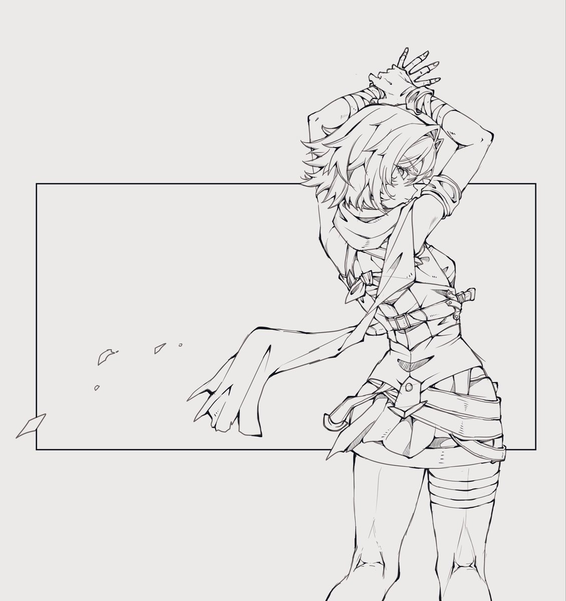aokuma_5's tweet photo. 創作キャラ落書き
続きは未定です✒️ https://t.co/mA7ovy2WuV