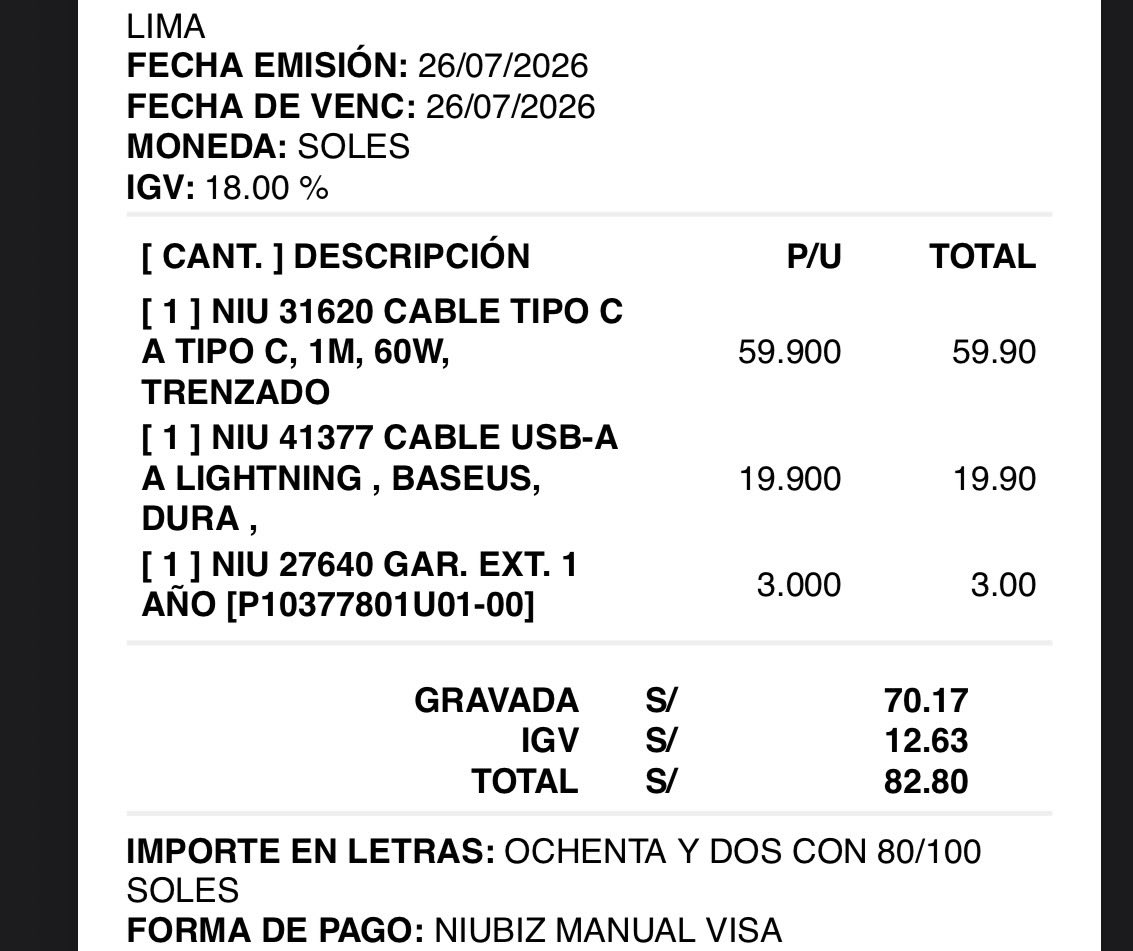 pat_gr90's tweet photo. @CoolboxPe ayer compré en su tienda del mall plaza y resulta que me han cobrado por una “garantía extendida” que jamás me consultaron si quería. Qué clase de práctica comercial engañosa están ejerciendo? @IndecopiOficial @aconusperu https://t.co/dWgeb9RRSv
