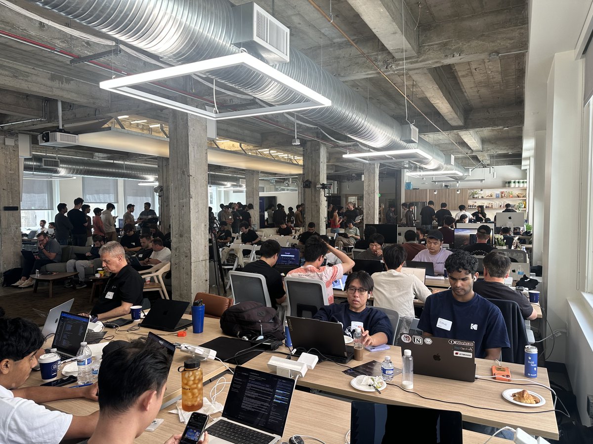 daytonaio's tweet photo. Last Friday we hosted the @daytonaio HackSprint @braintrust at the @WorkOS office in San Francisco, and it was a blast! 🚀

Huge thanks to our partners @braintrust, @FireworksAI_HQ, @ElevenLabs, @WorkOS, @coderabbitai, and @CopilotKit for making it happen.

And thank you to all the hackers, judges, mentors, volunteers, and participants who made this event unforgettable.

🏆 Winners

🥇 1st Prize + Best Use of @FireworksAI_HQ AI ($3,500 + credits) SubStrata — @shivanshb2008, @AnishG_07 & Neev Tamboli

🥈 2nd Prize ($1,000 + credits)
Preview Dog — @shintaro032 

🥉 3rd Prize ($500 + credits)
Meridian — @PalemDaDalem, Ayaan Faisal & Azra Bano

🏅 Best Use of @daytonaio ($1,000 + credits)
Katena — @dghiberdic, Justin Stefan Stoica-Tica & David Gvadzabia, Vladimir Necula

🎖️ Best Use of @braintrust ($500 + LEGO set)
ForkLab — @kqbump4 

🏅 Best Use of @ElevenLabs 
VoiceSRE — @peyton_li_

🏅 Best Use of @coderabbitai ($1,000)
Airlock — @ChinesePowered 

🎖️ Best Use of @CopilotKit  ($500 + Meta Ray-Ban)
TryRepo — @kendamaryu

Congratulations to all the winners and everyone who built something amazing over the weekend. See you at the next HackSprint! 🎉