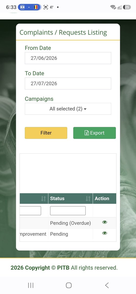 AfarazPk's tweet photo. @MaryamNSharif Complaints #104-6980647 &amp; #104-7029449 filed via CM Punjab Portal against WASA Mandi Bahauddin &amp; DC. Video proof uploaded, results in pic. This is 3rd-class service by WASA in our city. https://t.co/SJQhsLA16D