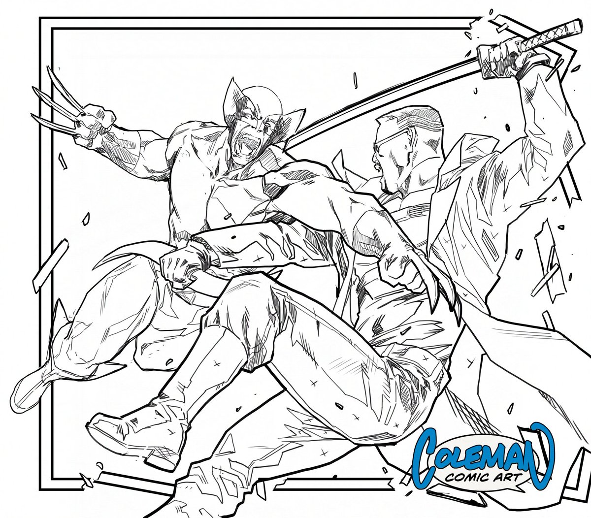 ruairicoleman's tweet photo. Well, it’s on Marvel’s website so it must be true…

I’M DRAWING AN X-BOOK!

X-Men United #7 is out September 30th and features BLADE, (another of my all-time faves) so you can imagine the goofy grin I have sitting down at the drawing board every day 😄

https://t.co/RaVvBlDP3b https://t.co/vAolDB31tF