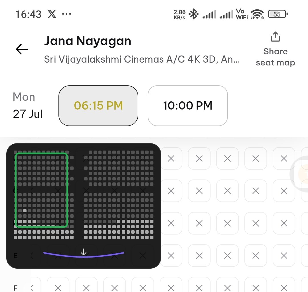 MotivationalFan's tweet photo. #JanaNayagan day 5 Monday working day
Kumbakonam Housefull 🥵💥💥💥 https://t.co/0AZU4ghD90