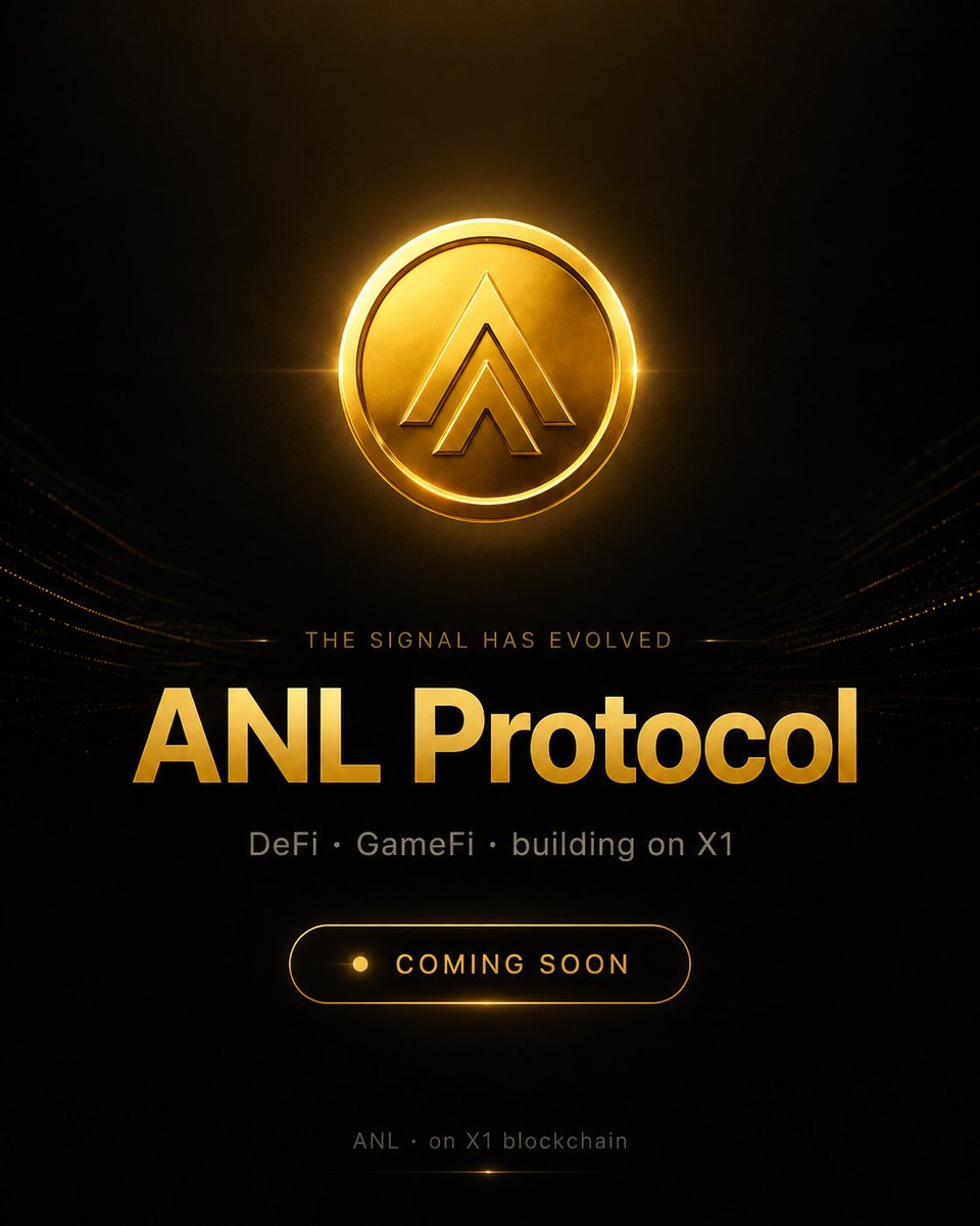 ANLProtocol's tweet photo. The signal has evolved.

ANLNTENA is entering a new era.

A new identity.
A bigger vision.
One ecosystem connecting DeFi, GameFi and the X1 blockchain.
Welcome to ANL Protocol.
This is only the beginning.

COMING SOON.

https://t.co/bnMWAePzkC

#ANLProtocol #TheSignalHasEvolved #BuiltOnX1