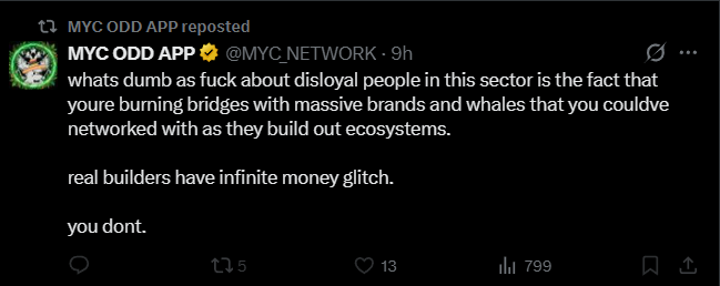 Z33HAHAHAH's tweet photo. Dead internet theory @MYC_NETWORK #MYC you arent paying those bots  enough for likes https://t.co/ipHDsyILAY