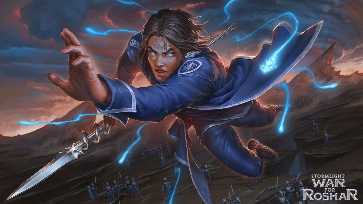 Cosmere16Pod's tweet photo. ¡OJO! Por fin tenemos más información de War for Roshar, el Wargame basado en el Archivo de las Tormentas. Comparan al juego con Star Wars: Rebellion o La Guerra del Anillo y ya se han confirmado algunas cosas, como que saldrá a la venta el año que viene en tiendas 👇🧵 https://t.co/tBYctcqJKz