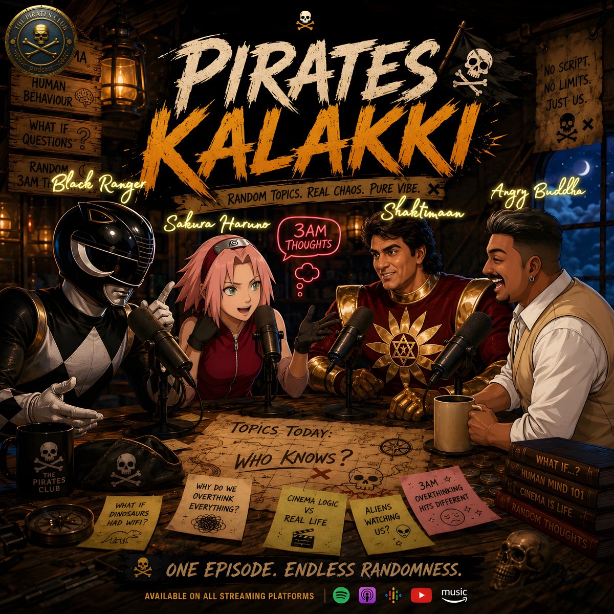blackranger08's tweet photo. Pirates...! Episode No.09 "Pirates Kalakki" Streaming now...!

#ThePiratesClub #Podcast #TPC #Kalakki #RandomThoughts 

https://t.co/RGaUTUEDAm https://t.co/q04XSBK7ix