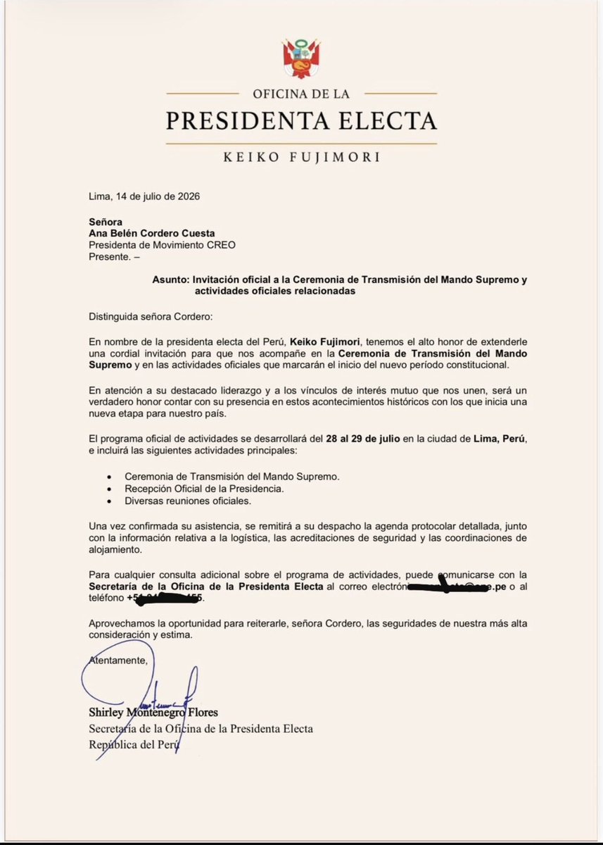 abcorderoc's tweet photo. Hace 2 años cuando te conocí, aún dudabas de candidatizarte nuevamente a la Presidencia de Perú 🇵🇪- yo desde ya sabía que serías Presidenta de los peruanos-. 

¡Nos vemos pronto Presidenta @KeikoFujimori ! https://t.co/OSzgONXZ7S