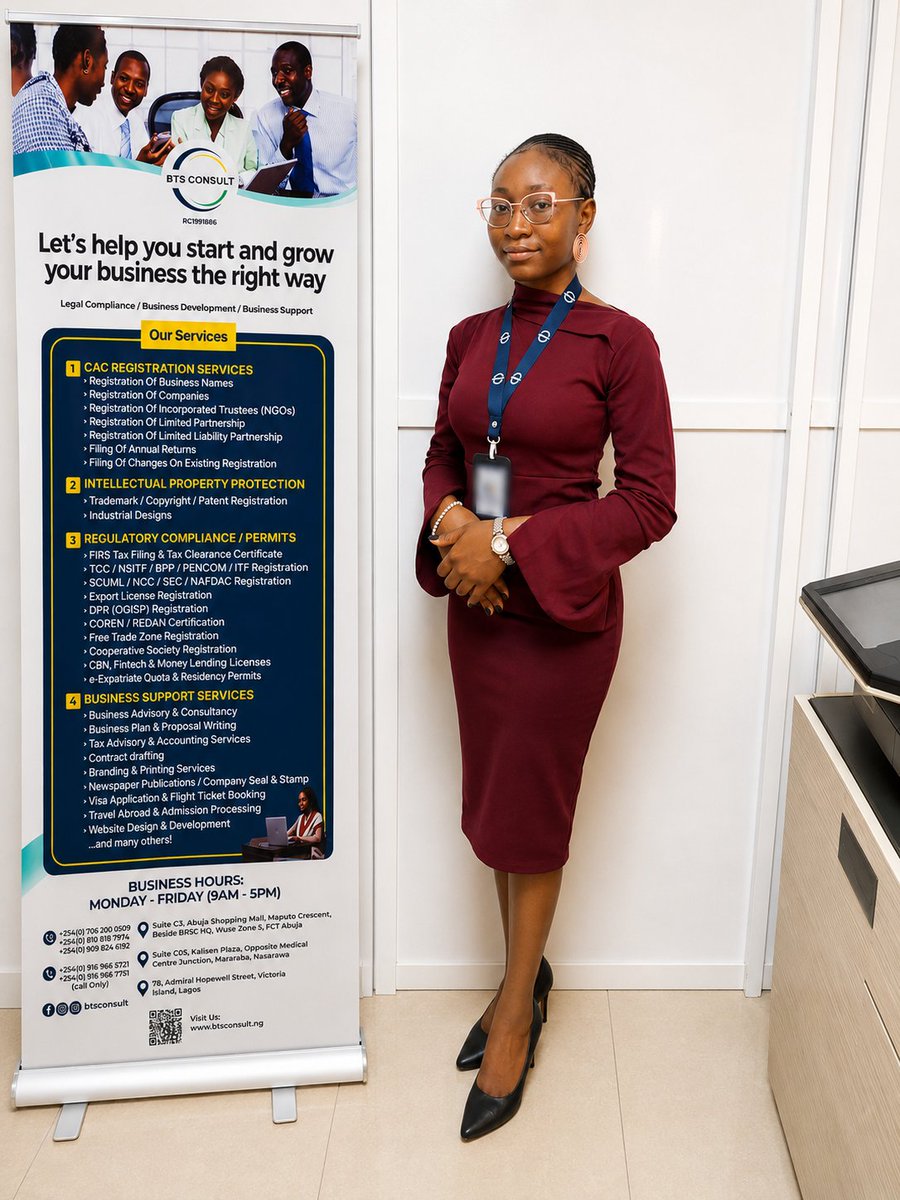 BtsConsult's tweet photo. Your business doesn't stop after registration.
Annual Returns are a legal requirement that helps keep your company active and compliant.
Need help? BTS Consult is here.
📞 0706 200 0502
🌐 https://t.co/jSjRLwG43K
#BTSConsult #AnnualReturns #CAC #BusinessCompliance https://t.co/8FCWNJwBk2
