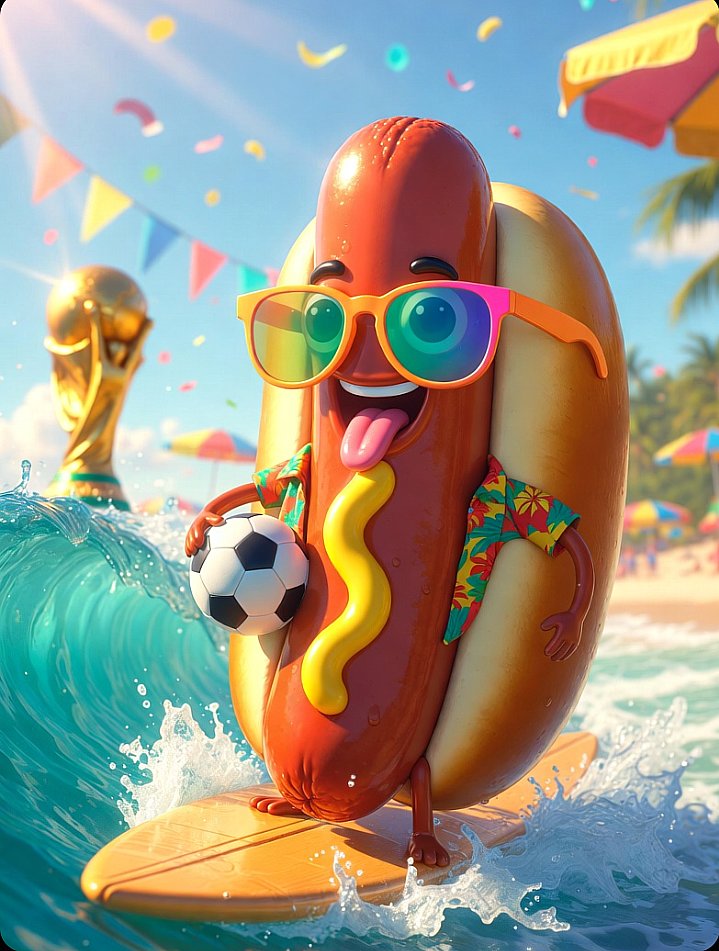 Mirajfd's tweet photo. Hot Dog Summer is still undefeated in 2026 World Cup drama? Over.
Real winners? Us, living our glizzy era.  Who’s still riding this wave with me? Drop a  below if you’re in! 

#HotDogSummer #WorldCup2026 #Viral #Trending #SummerVibes https://t.co/SYEJvryMJY