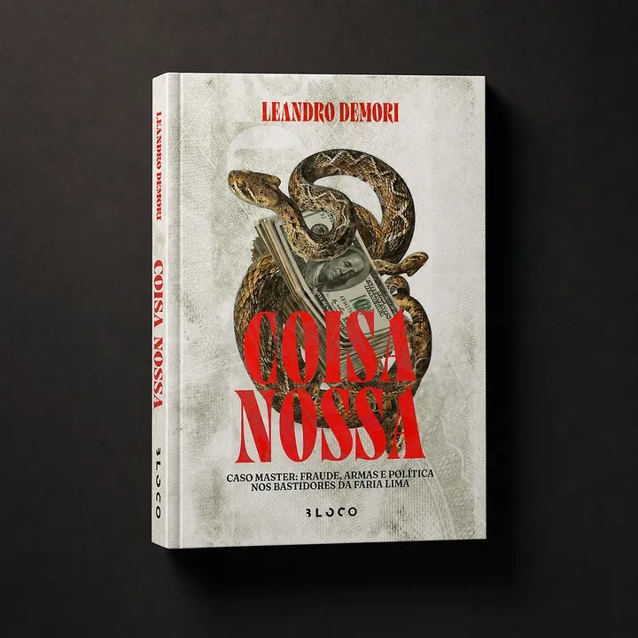 demori's tweet photo. 📚PRÉ-VENDA DO MEU NOVO LIVRO

Lançamos ontem à noite e já foram 1.600 reservas. Corra que até o número 2.000 todos os nomes estarão em uma página de agradecimentos no livro, e a obra vai pra sua casa autografada. 

Reportagem inédita revela a ascensão de Vorcaro na Faria Lima, seus laços políticos e a infiltração do Banco Master no crime organizado.

👉 https://t.co/JVWLQKslrB