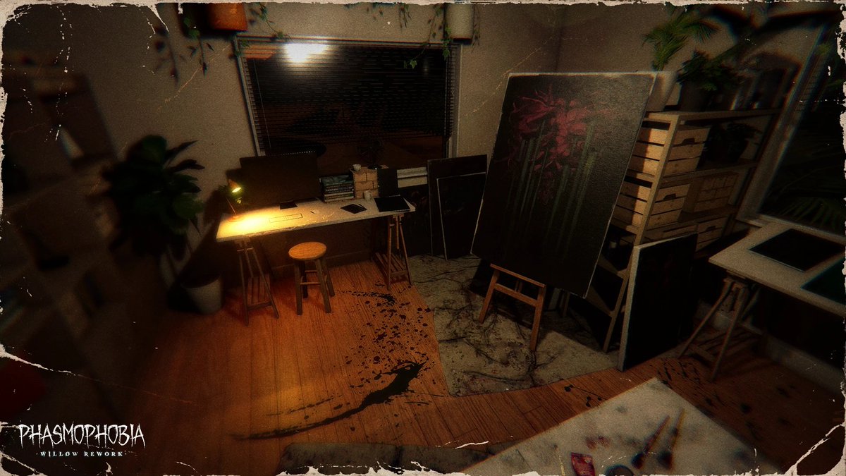 PlayPhasmo's tweet photo. First Monday in the new place.

What's been your highlight of the reworked 13 Willow Street so far, Ghost Hunters? 

#Phasmophobia https://t.co/7woMFGuDvG