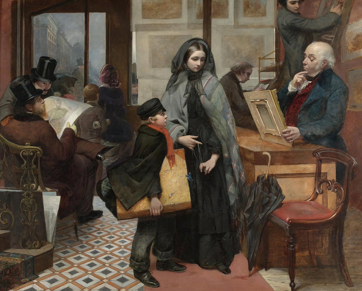 ServingArt's tweet photo. Nameless And Friendless — by Emily Mary Osborn. https://t.co/Nh7vb40myi