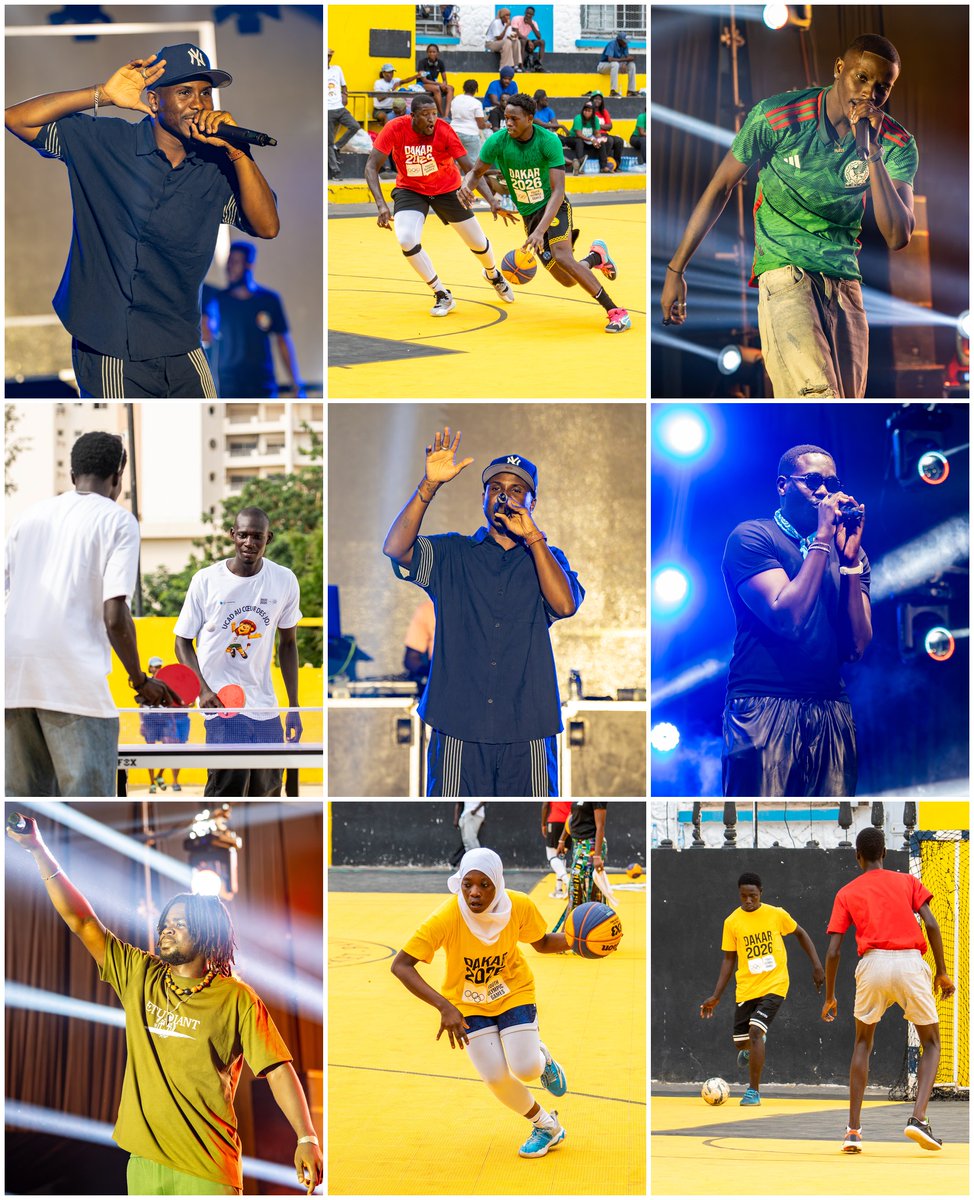 jojdakar2026's tweet photo. Le campus de l'UCAD a vibré aux couleurs du J-100 ! Entre le Play Program qui a rassemblé les étudiants autour du sport et de l'esprit olympique, et le grand concert porté par Mamy Mbaye, interprète de "Teranga", l'hymne officiel de Dakar 2026, aux côtés de Dip Doundou Guiss, Eljaz, Bakhaw Assiko, Bilou XIV et DJ Djilass, des milliers de jeunes ont célébré les 100 derniers jours avant les Jeux.

Une journée 100% jeunesse, 100% Teranga 🔥 

#Dakar2026