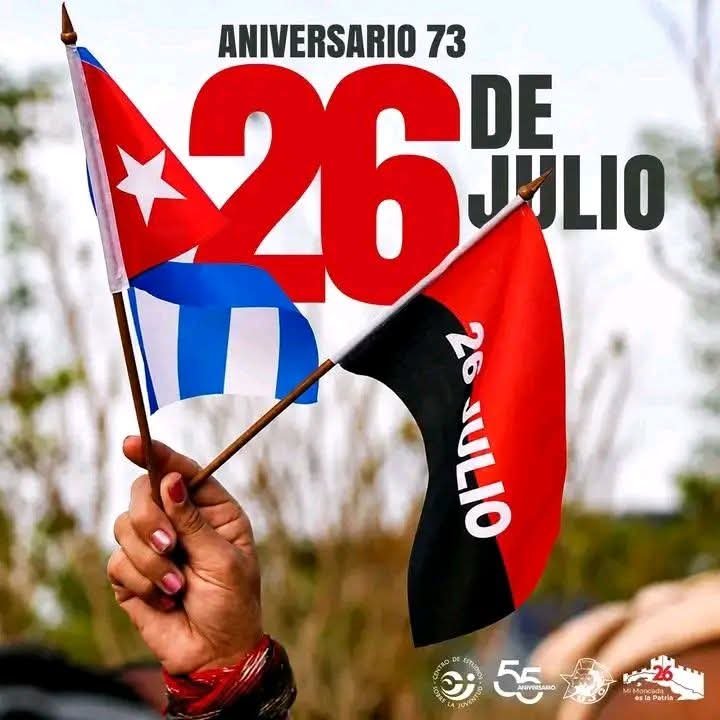ADLpez2's tweet photo. El futuro no se espera: se construye con trabajo, dignidad y convicción. Este 26 de Julio reafirmamos que la resistencia de un pueblo está en su capacidad de levantarse una y otra vez. 🇨🇺
#MiMoncadaEsMiPatria
@abttTunas https://t.co/AqCthxlIux