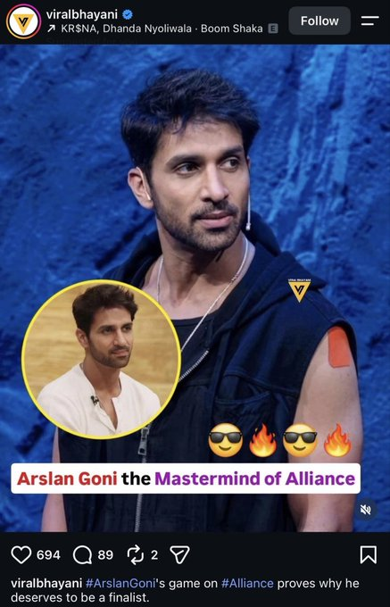 dilberkhandhad1's tweet photo. nothing against @viralbhayani77 it's a very respected page .

But who got this joke posted

Jo banda show mai bhi sirf bcoz of @KushalT2803 gets 5 mins screen space kab master mind ban gaya 😂😂

THE KUSHAL TANDON SHOW https://t.co/vWwawhUtgI