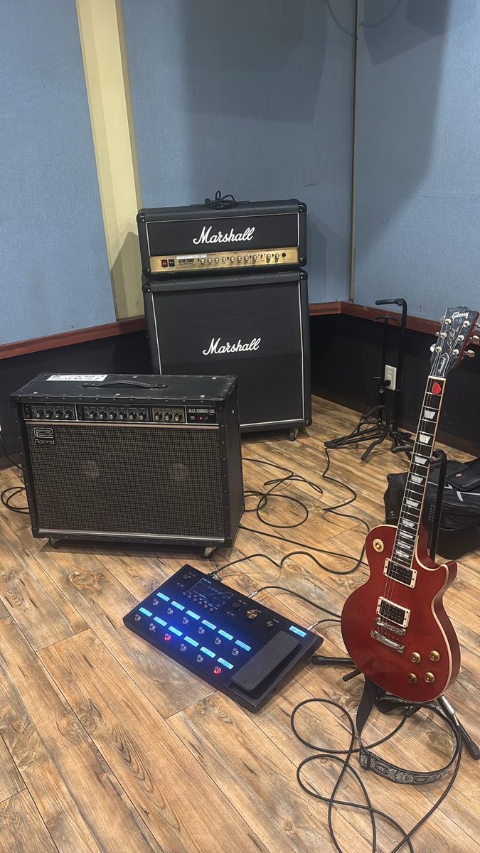 ren179672's tweet photo. 音作りと練習 https://t.co/1TViU2umBB