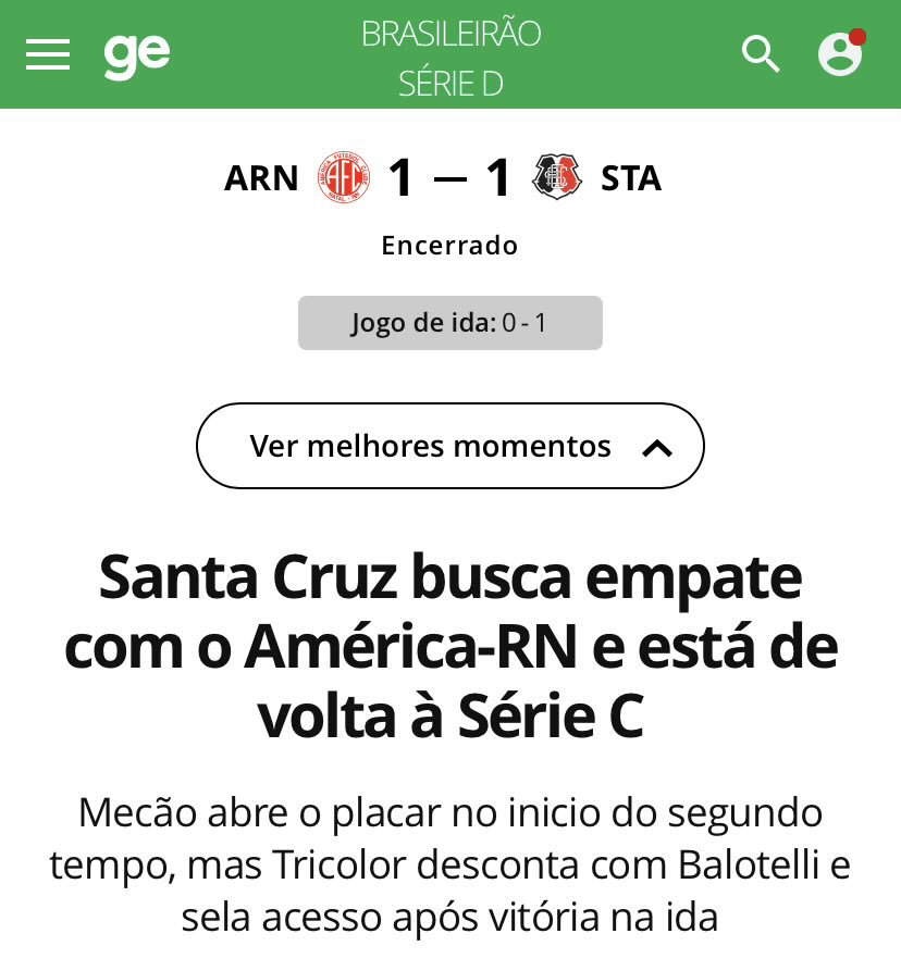 _ruanfeelipe's tweet photo. O América de Natal, foi eliminado na série D por 2 anos consecutivos graças ao mesmo jogador. Nosso querido Balotelli, que jogou no Gama em 2018, depois 19/20… foi autor do gol do Santa Cruz que eliminou o mequinha em 2025 e quem errou a última cobrança de pênalti contra o Gama https://t.co/FP5FSjSfzu