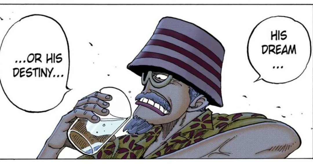User11245's tweet photo. @wilson02000 @mussi3x This panel of Woop Slap talking about Luffy’s destiny is from last century. Not really a switch up IMO https://t.co/BhlQqsbWm5