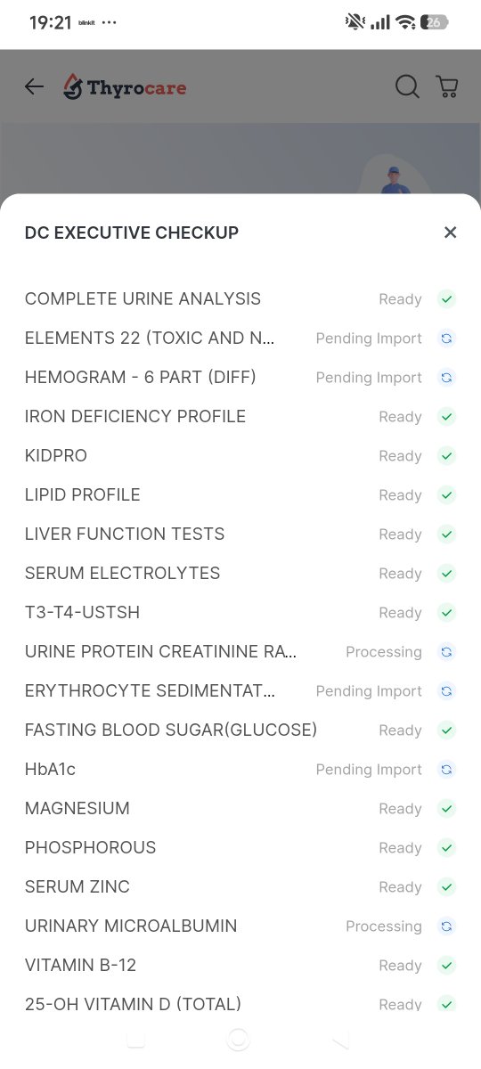itzmetrk's tweet photo. How long is this going to take? It's already been 24 hours, and my report is still showing as 'Processing'.
@Thyrocare https://t.co/zWiTJZRAmJ