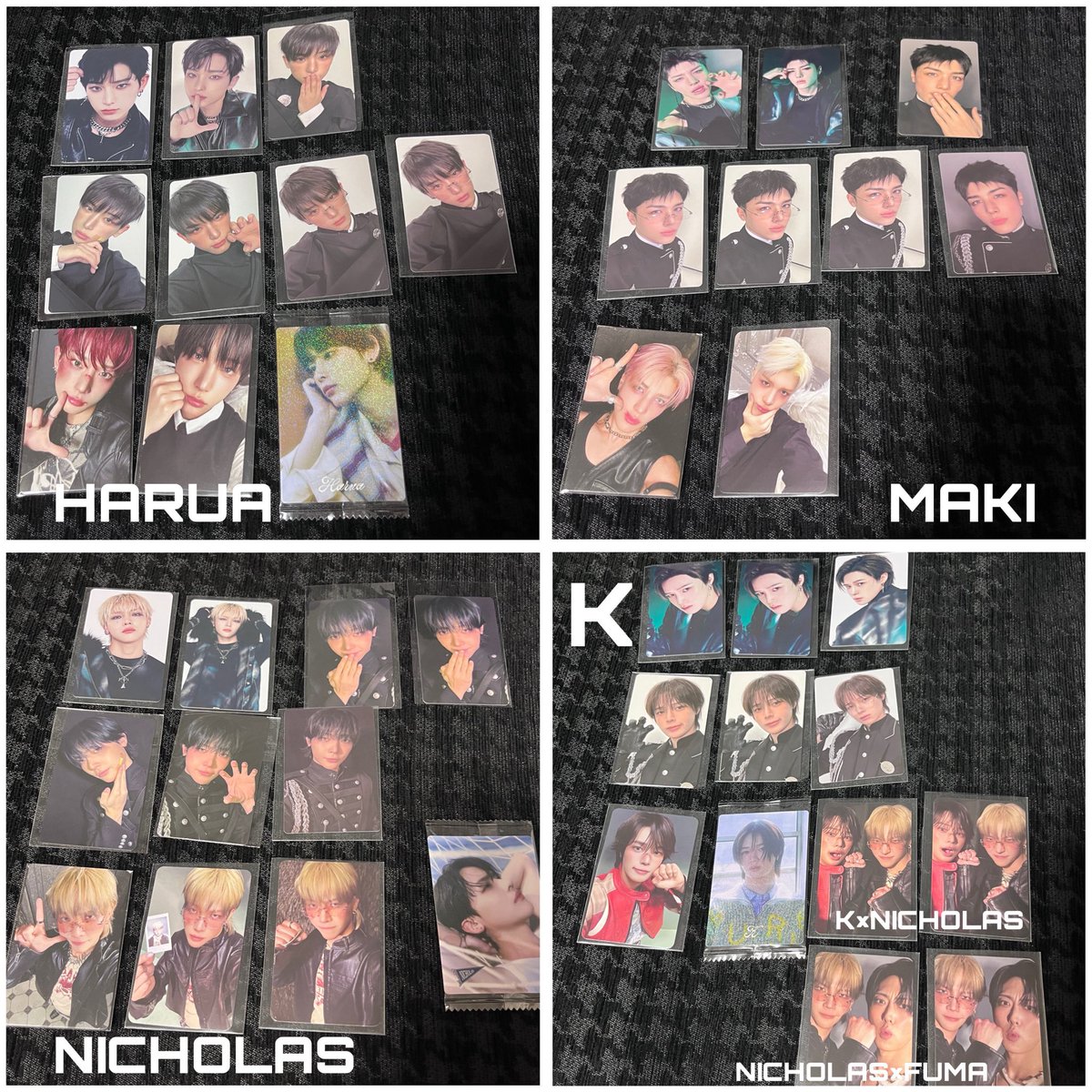ran_risu2's tweet photo. &amp;TEAM 交換 

譲:EJ FUMA K NICHOLAS JO HARUA TAKI MAKI

求:YUMA (固ツイ)

9/5手渡し or 郵送

#andTEAM_交換 #エンティーム交換 #andTEAM交換 https://t.co/Y3DAJThpSz