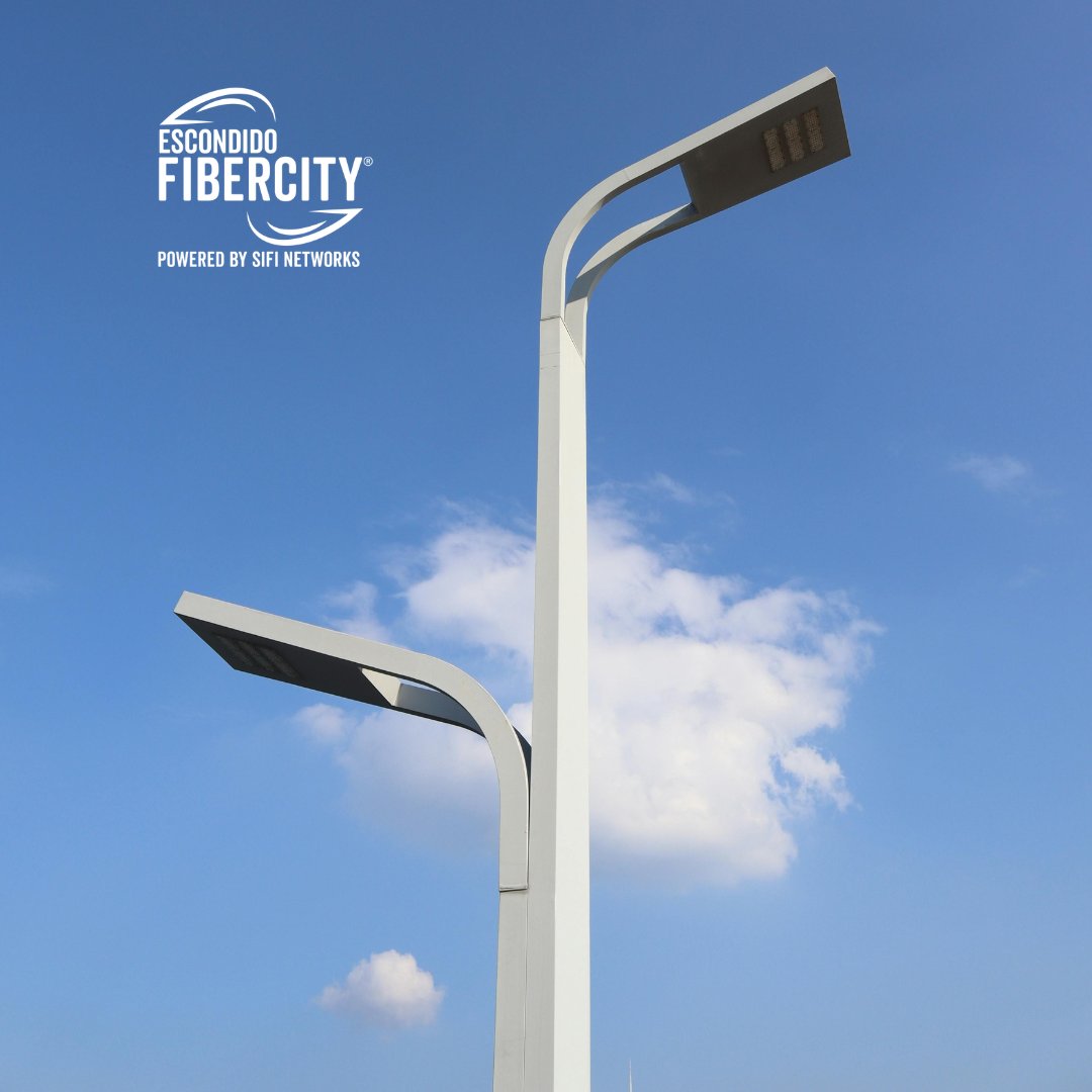 EscondidoCAFC's tweet photo. Smart cities start with strong connections. Fiber internet powers smarter traffic, connected public services and seamless everyday living. With Escondido FiberCity®, communities can become faster, cleaner and more connected. Learn more: https://t.co/fDjYQ5ljuC. https://t.co/FLi1fe2cZH