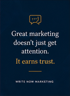 WriteNowMktg's tweet photo. When your brand consistently shows empathy, provides value, and offers a clear next step, your audience begins to see you as a trusted guide, not just another business asking for attention. https://t.co/y8Yy5VjBcH