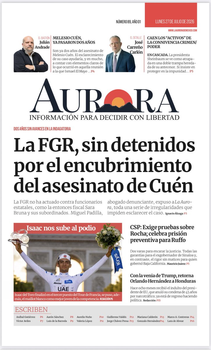 PabloHiriart's tweet photo. Nuestra portada de hoy https://t.co/T4ain0hxt5