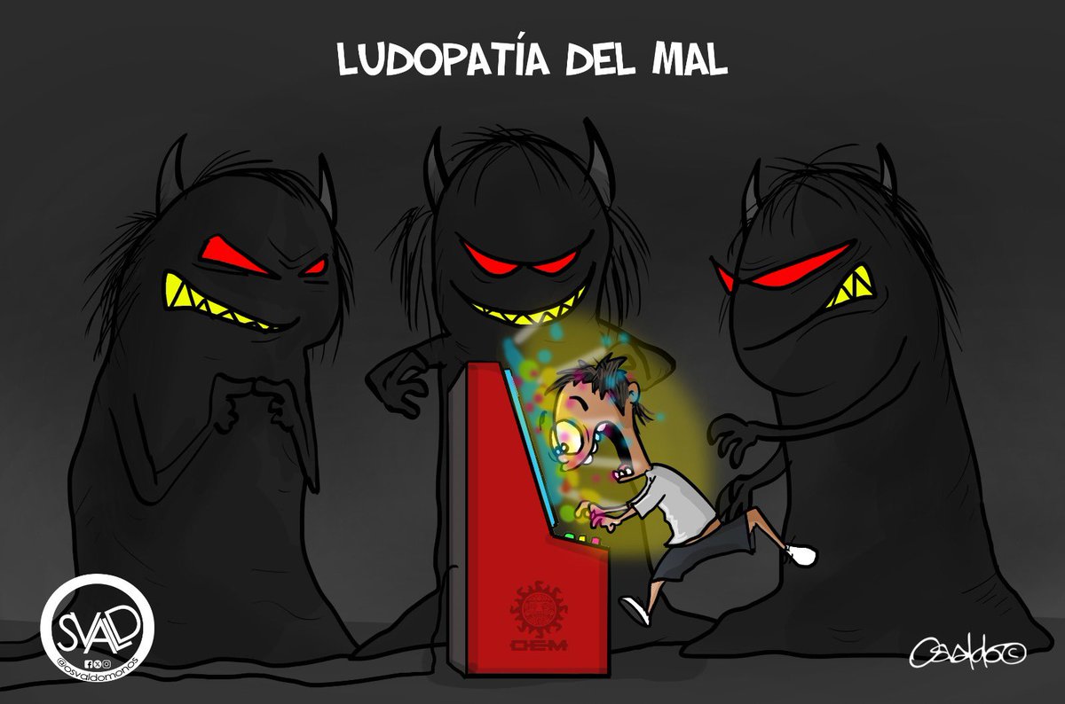 osvaldomonos's tweet photo. Las maquinitas traga monedas se han vuelto en un tema social de riesgo, a sabiendas de que son operadas en su mayoría por el CO y que la proliferación de ellas no para, quitan 10 y aparecen 50 #ElCarton Semanario @ELOCCIDENTAL @OEMenlinea https://t.co/KgVPaqSrQY