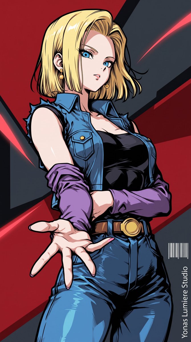 oneesan_aiart's tweet photo. Android 18 — calm, confident, and exceptionally powerful, proving that true strength is matched by unwavering composure and timeless determination. ⚡✨

#Android18 #DragonBall https://t.co/ks82bxWl9V